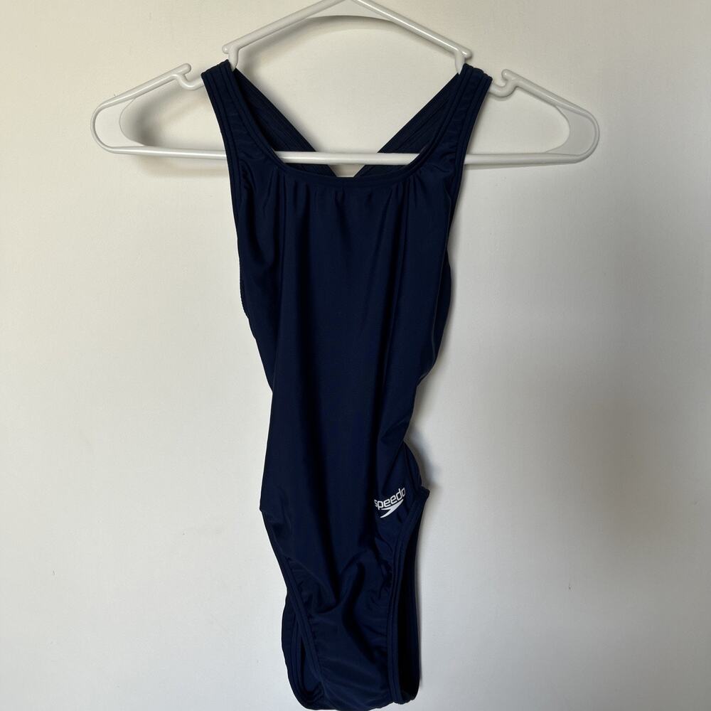 Speedo Women's Swimsuit One Piece ProLT Super Pro Solid Adult Team Navy 28